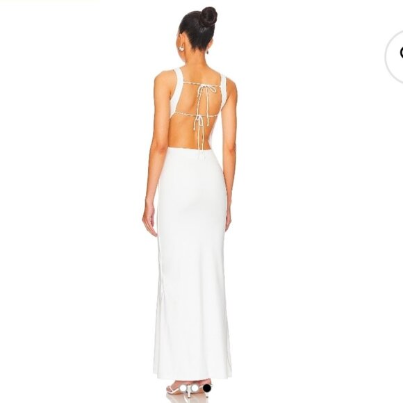 NWT superdown Astra Maxi Dress in White Size XS - Picture 5 of 15